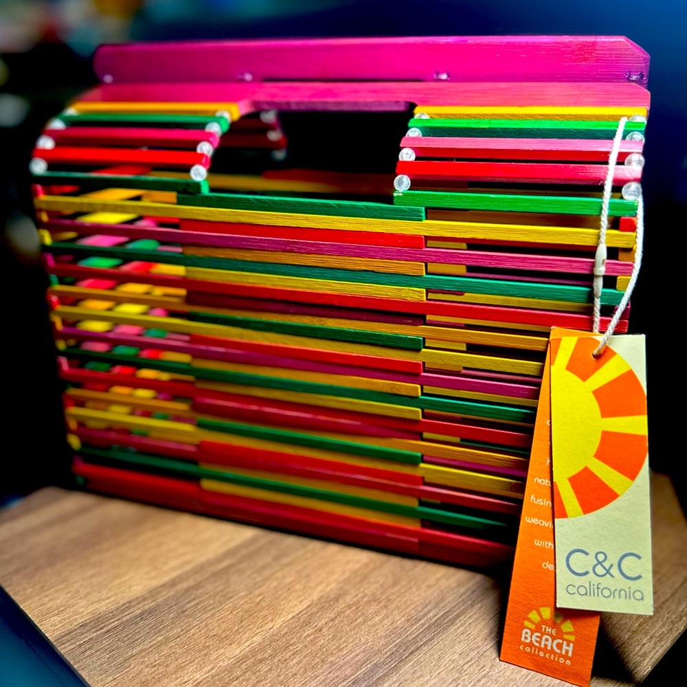 C&C Beach Collection bamboo purse